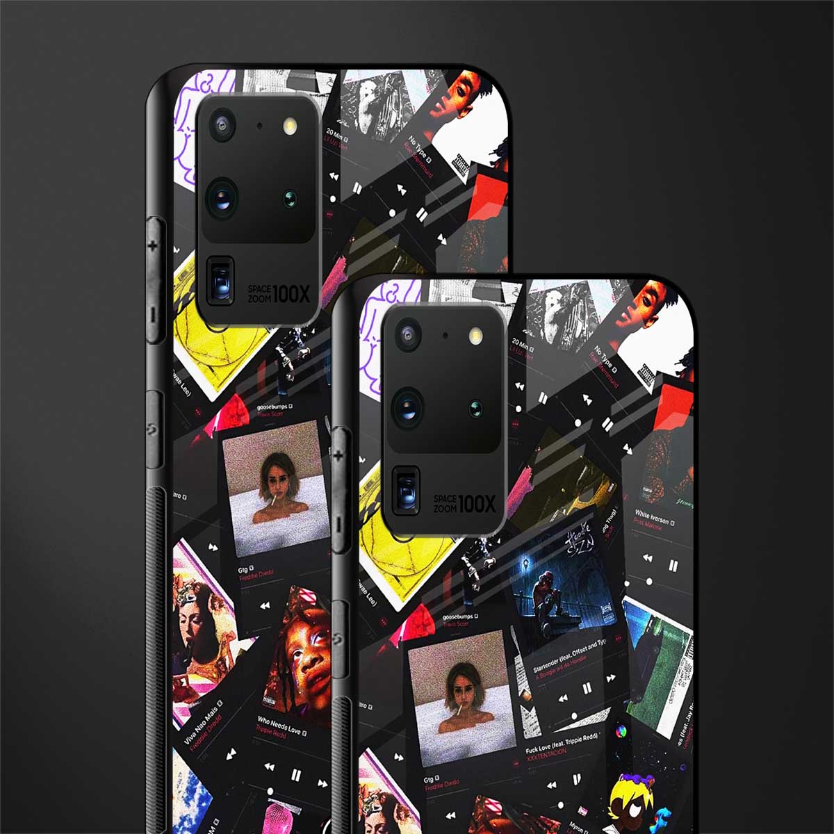 spotify and chill vibes music glass case for samsung galaxy s20 ultra image-2