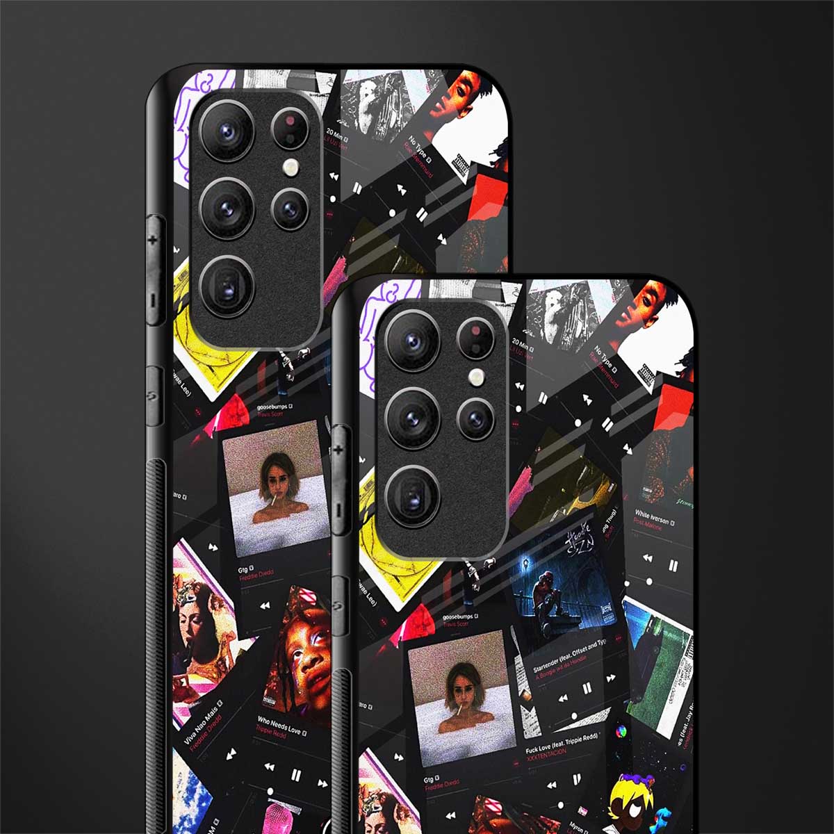 spotify and chill vibes music glass case for samsung galaxy s21 ultra image-2