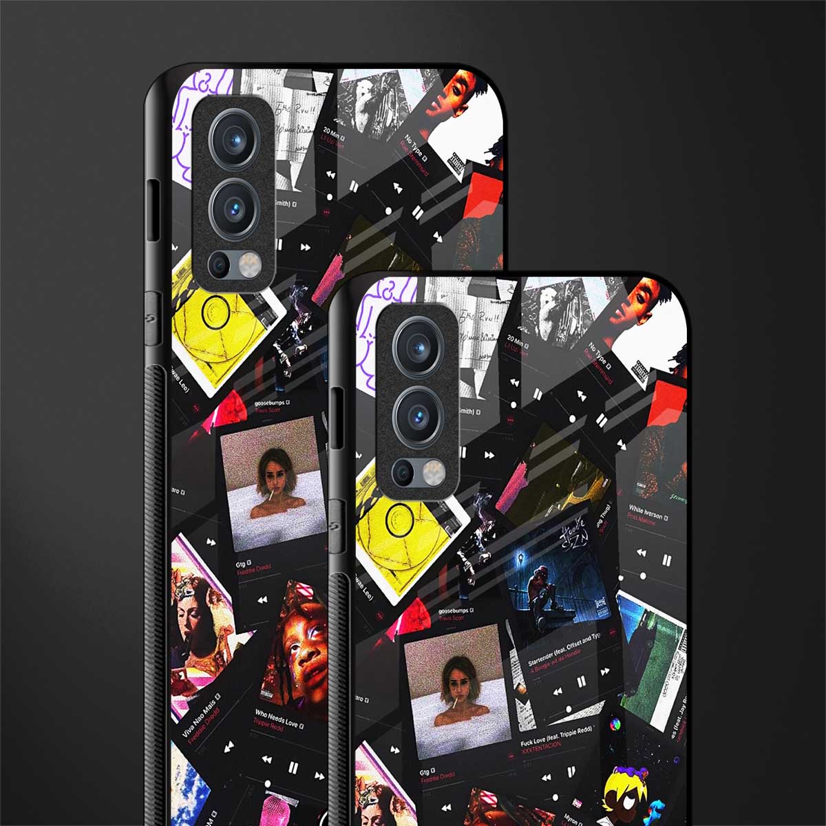 spotify and chill vibes music glass case for oneplus nord 2 5g image-2