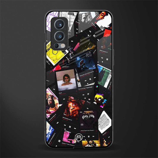 spotify and chill vibes music glass case for oneplus nord 2 5g image