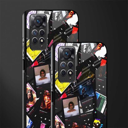 spotify and chill vibes music glass case for redmi note 11s image-2