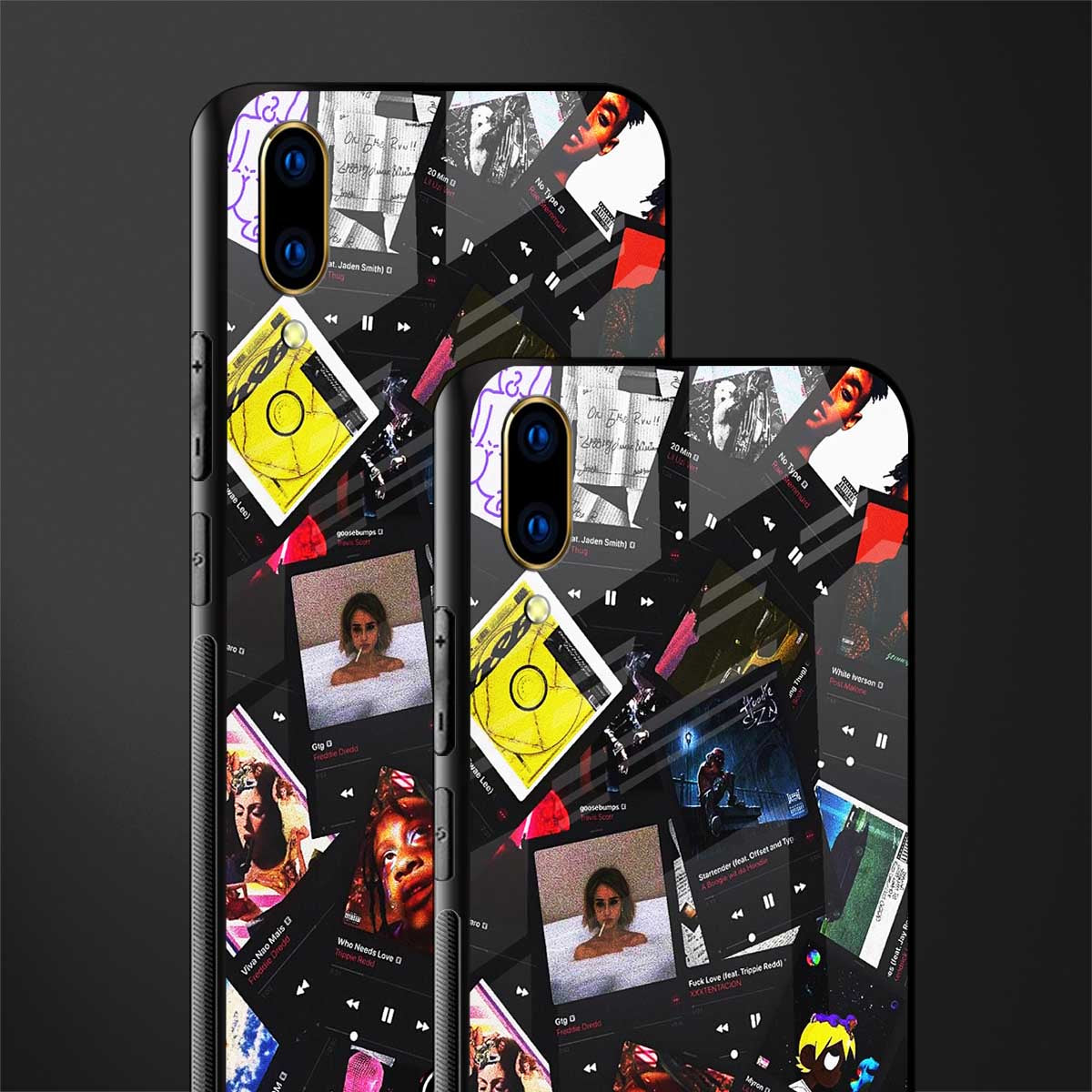 spotify and chill vibes music glass case for vivo v11 pro image-2