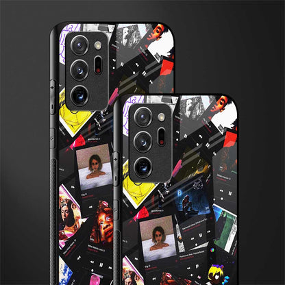 spotify and chill vibes music glass case for samsung galaxy note 20 ultra 5g image-2