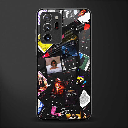spotify and chill vibes music glass case for samsung galaxy note 20 ultra 5g image