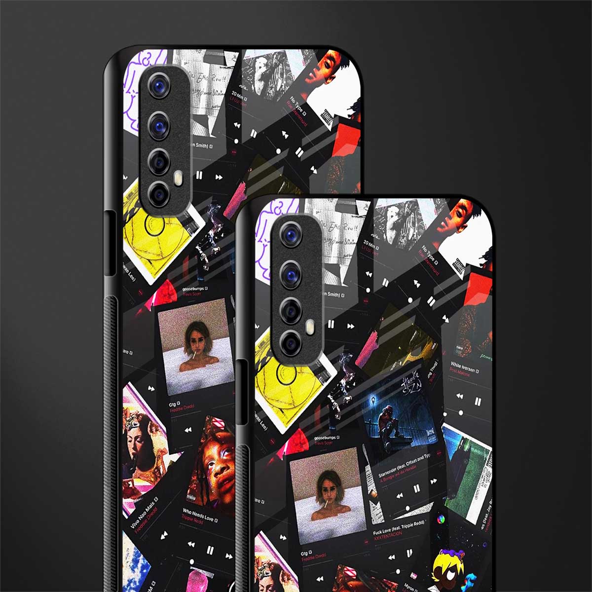 spotify and chill vibes music glass case for realme narzo 20 pro image-2