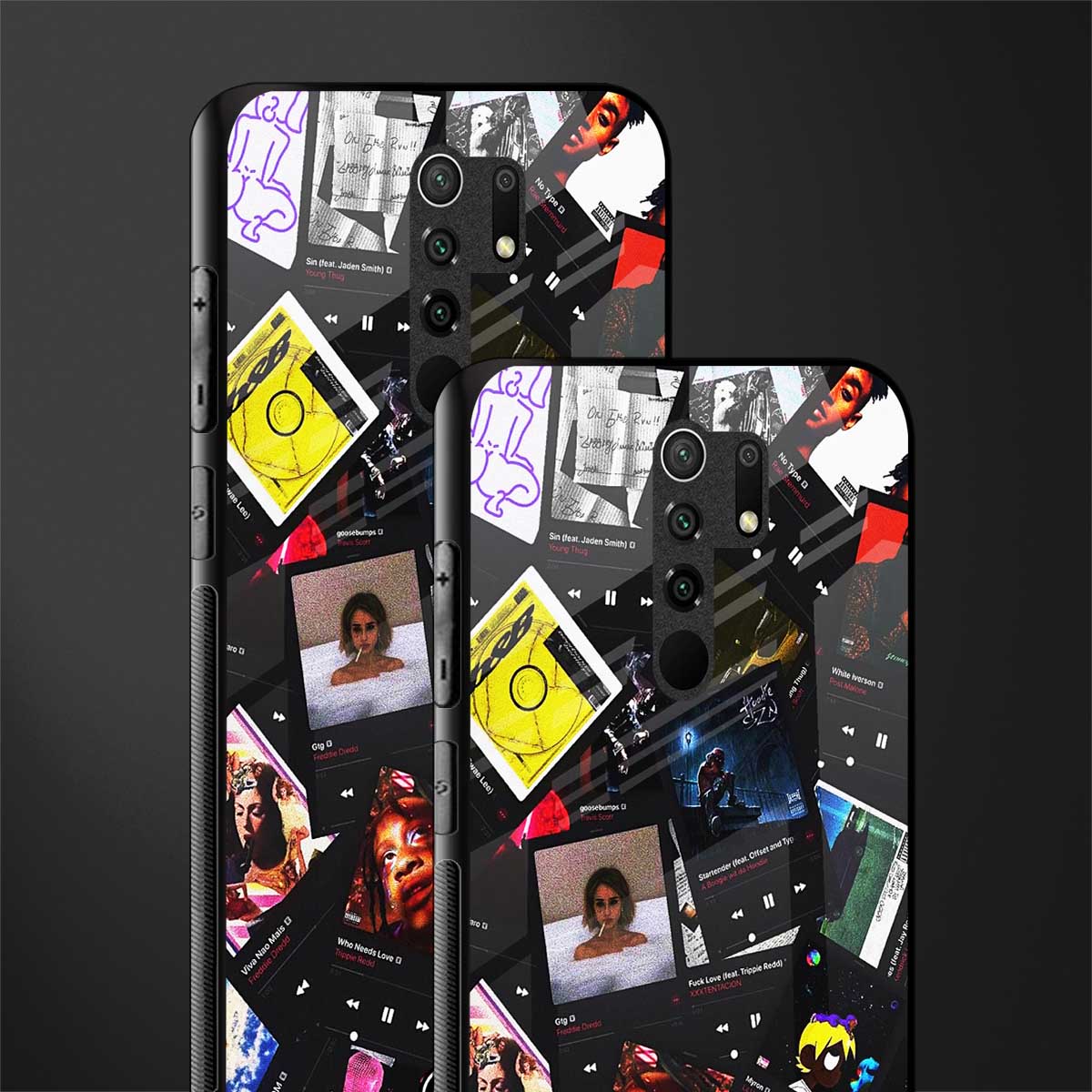 spotify and chill vibes music glass case for redmi 9 prime image-2