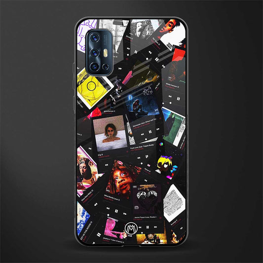 spotify and chill vibes music glass case for vivo v17 image