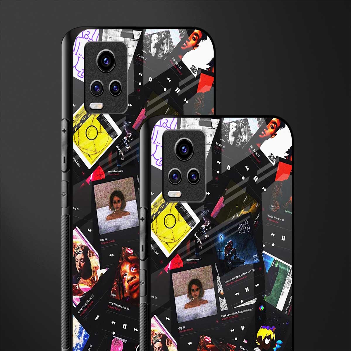 spotify and chill vibes music glass case for vivo v20 image-2