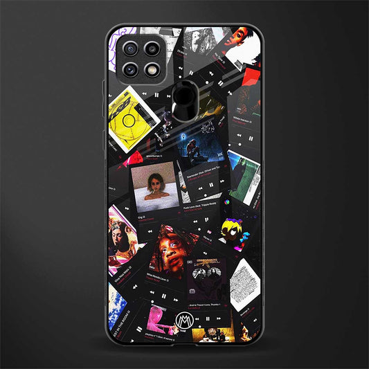 spotify and chill vibes music glass case for oppo a15s image
