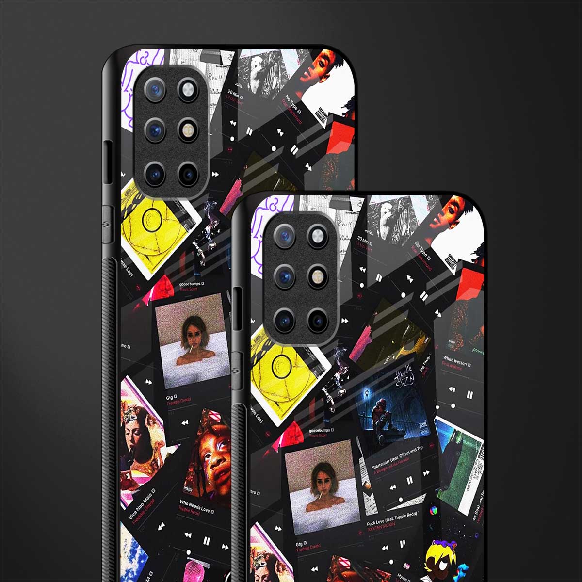 spotify and chill vibes music glass case for oneplus 8t image-2