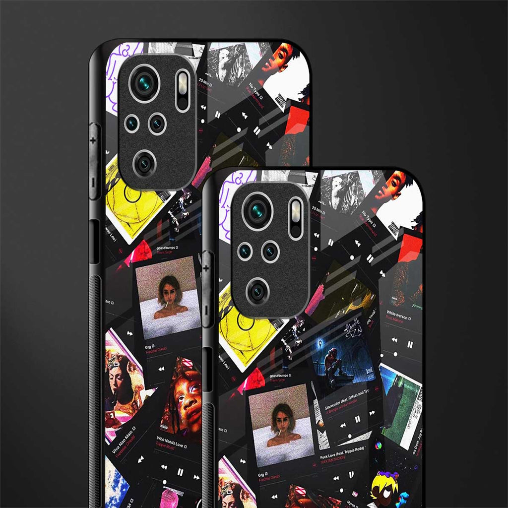 spotify and chill vibes music glass case for redmi note 10s image-2