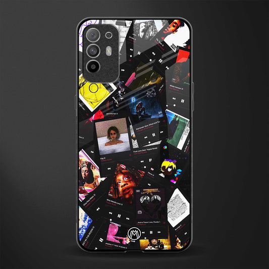 spotify and chill vibes music glass case for oppo f19 pro plus image