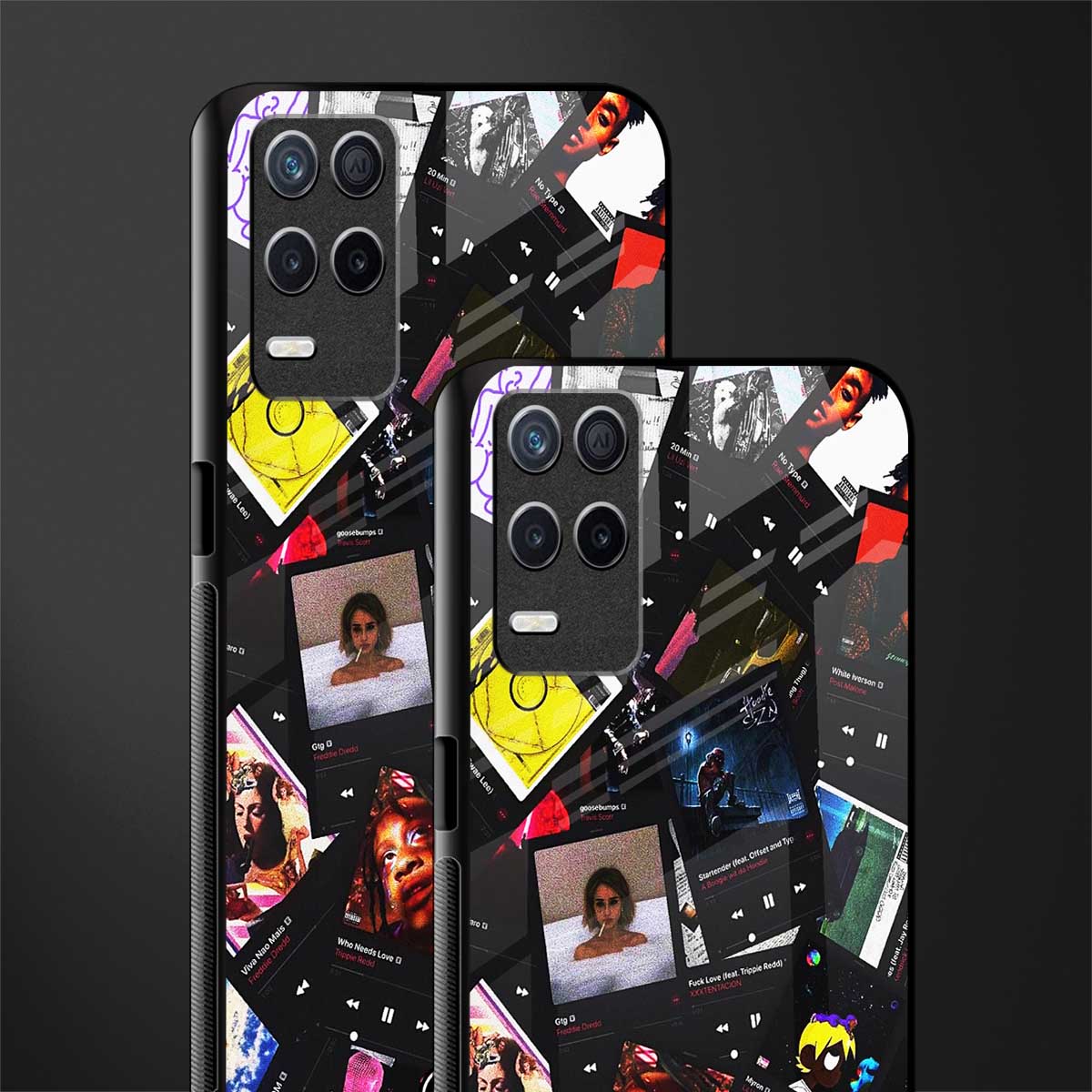 spotify and chill vibes music glass case for realme 8 5g image-2