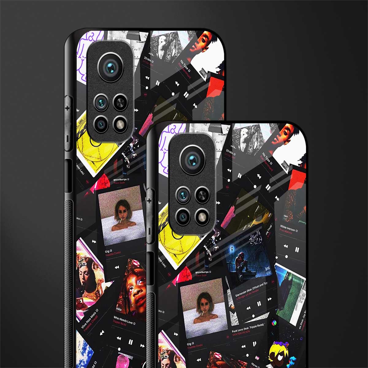 spotify and chill vibes music glass case for mi 10t pro image-2