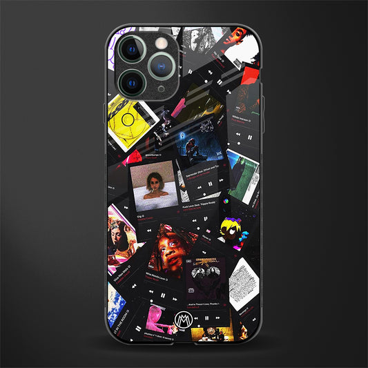 spotify and chill vibes music glass case for iphone 11 pro image