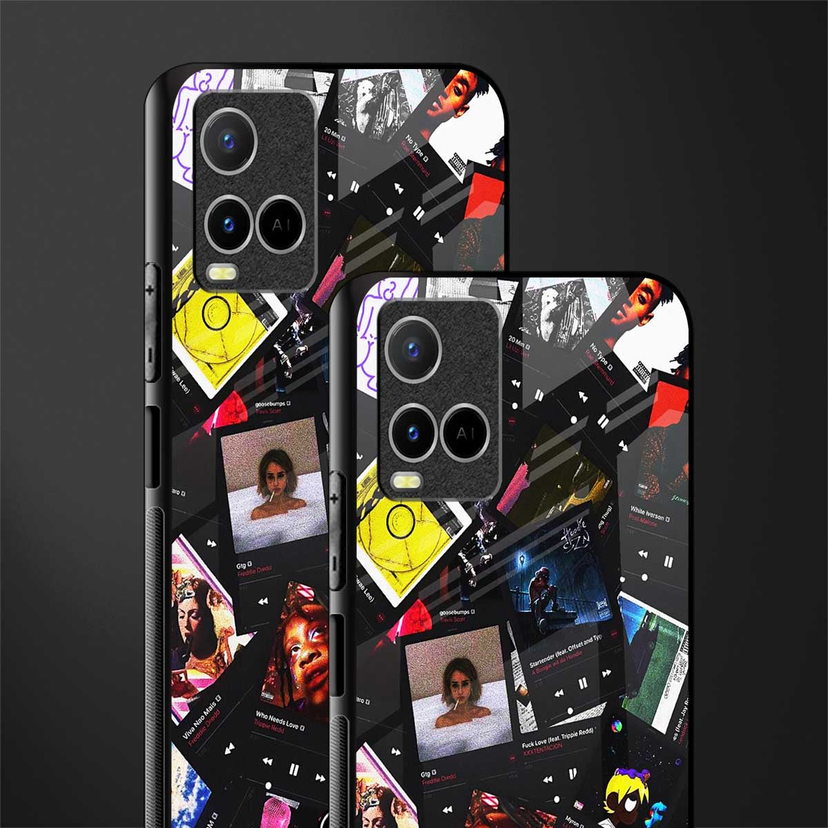 spotify and chill vibes music glass case for vivo y33s vivo y33t image-2