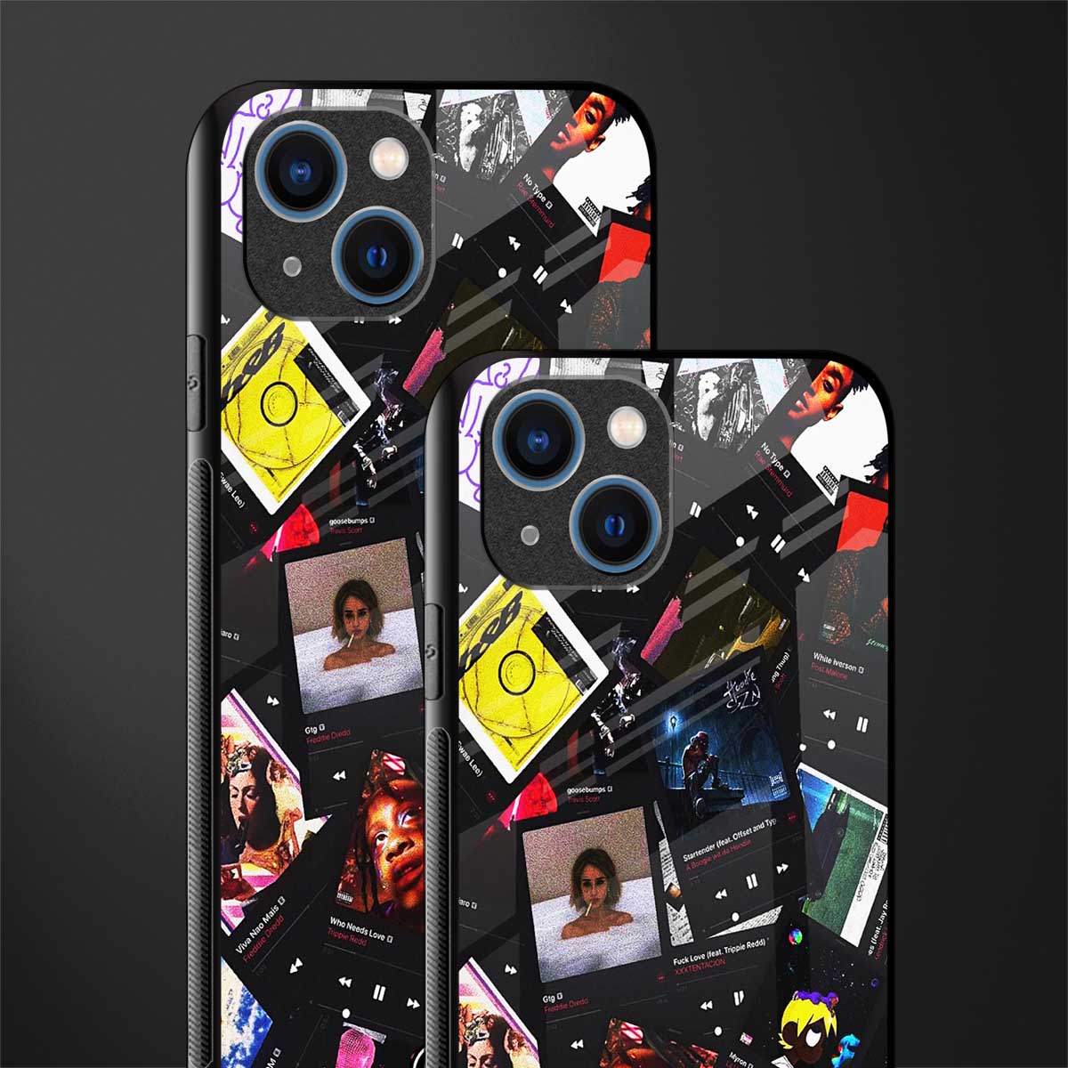 spotify and chill vibes music glass case for iphone 13 image-2