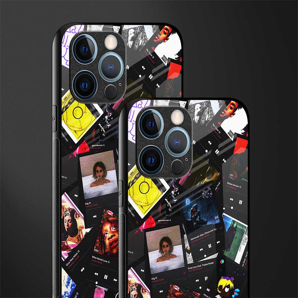 spotify and chill vibes music glass case for iphone 12 pro image-2