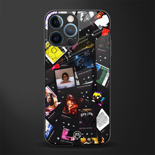 spotify and chill vibes music glass case for iphone 12 pro image