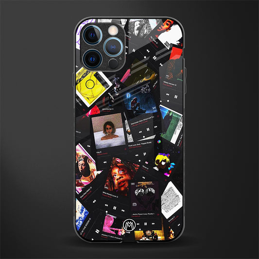 spotify and chill vibes music glass case for iphone 12 pro max image
