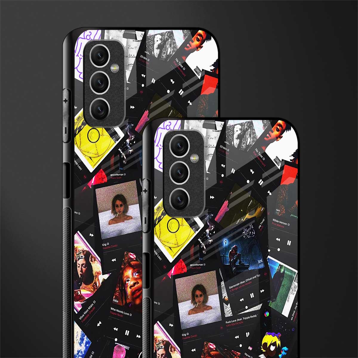 spotify and chill vibes music glass case for samsung galaxy m52 5g image-2
