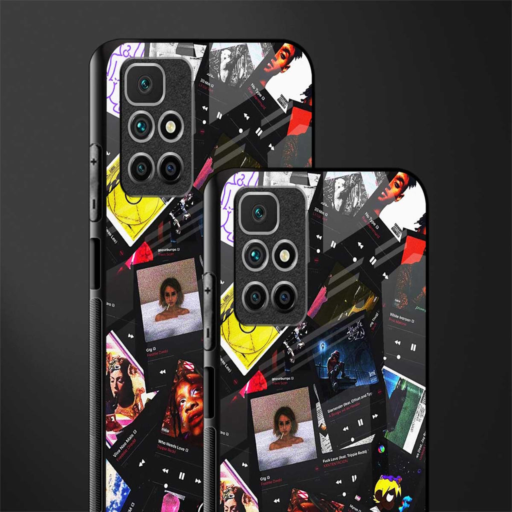spotify and chill vibes music glass case for redmi 10 prime image-2