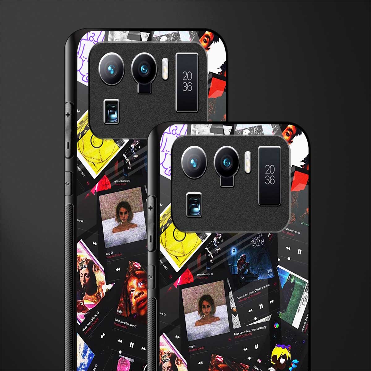 spotify and chill vibes music glass case for mi 11 ultra 5g image-2