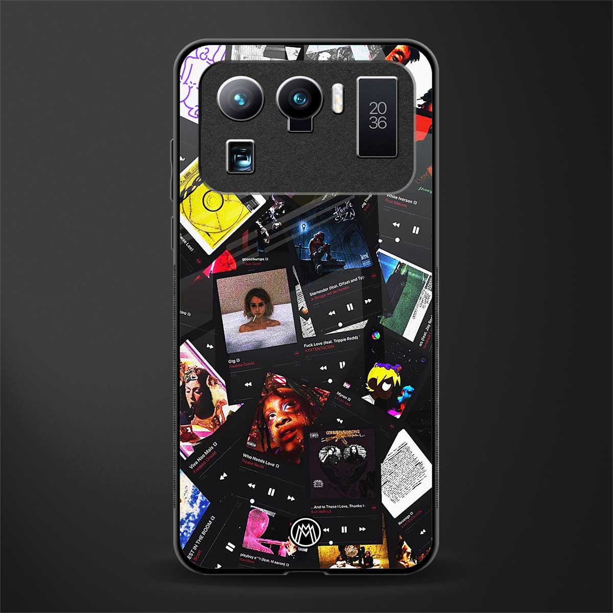 spotify and chill vibes music glass case for mi 11 ultra 5g image