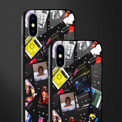 spotify and chill vibes music glass case for iphone xs image-2