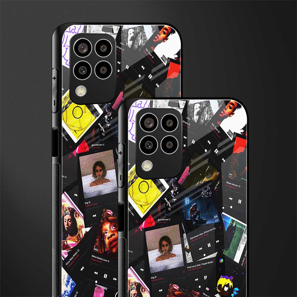 spotify and chill vibes music back phone cover | glass case for samsung galaxy m33 5g