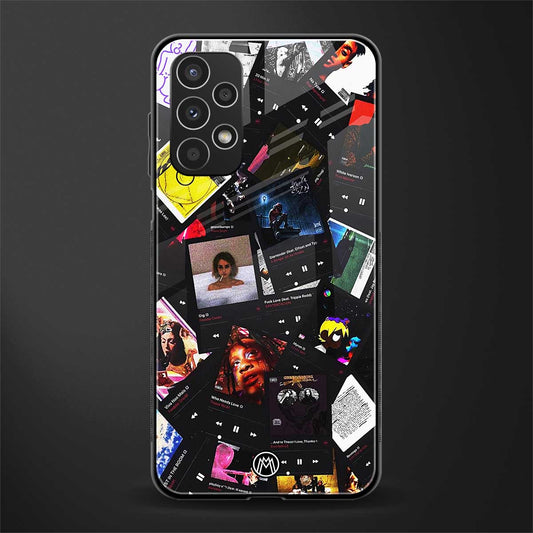 spotify and chill vibes music back phone cover | glass case for samsung galaxy a13 4g
