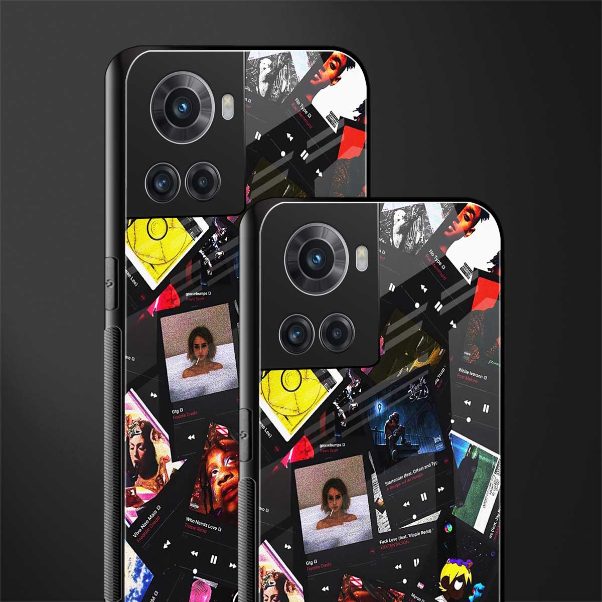 spotify and chill vibes music back phone cover | glass case for oneplus 10r 5g