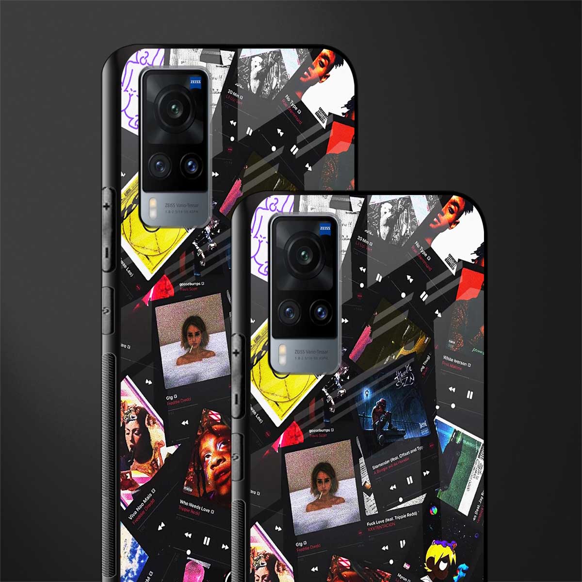 spotify and chill vibes music glass case for vivo x60 image-2