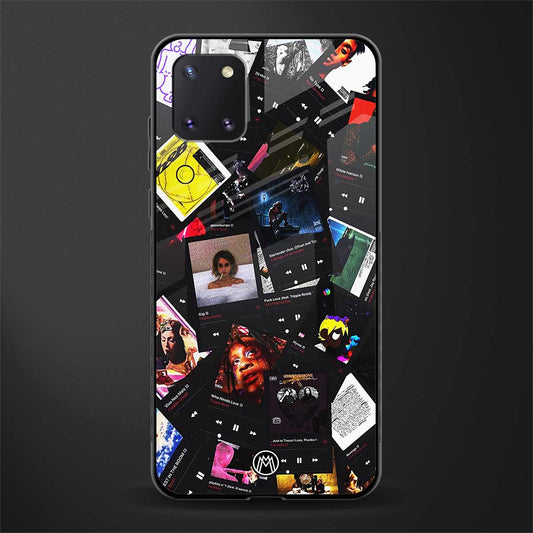 spotify and chill vibes music glass case for samsung a81 image