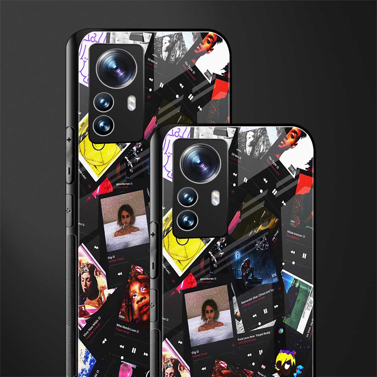 spotify and chill vibes music back phone cover | glass case for xiaomi 12 pro