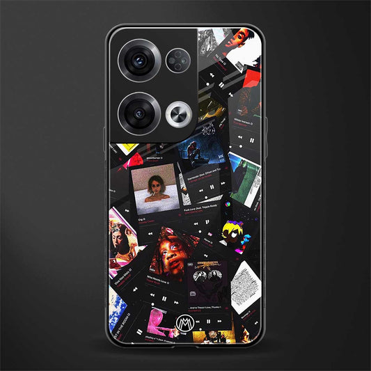 spotify and chill vibes music back phone cover | glass case for oppo reno 8