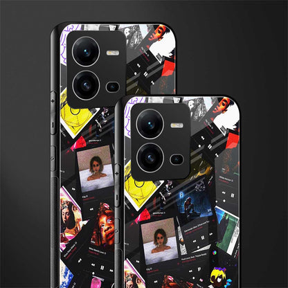 spotify and chill vibes music back phone cover | glass case for vivo v25-5g