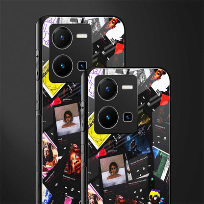 spotify and chill vibes music back phone cover | glass case for vivo y35 4g