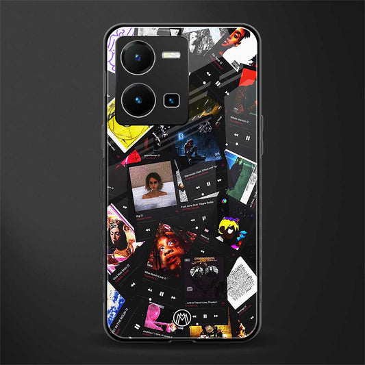spotify and chill vibes music back phone cover | glass case for vivo y35 4g