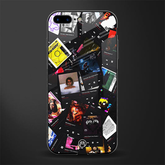 spotify and chill vibes music glass case for iphone 8 plus image