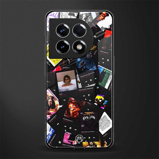 spotify and chill vibes music back phone cover | glass case for oneplus 11