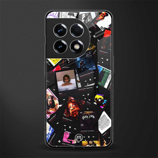 spotify and chill vibes music back phone cover | glass case for oneplus 11r
