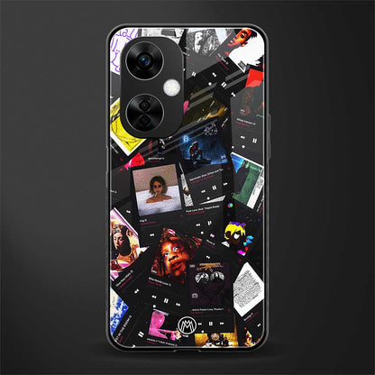 spotify and chill vibes music back phone cover | glass case for oneplus nord ce 3 lite