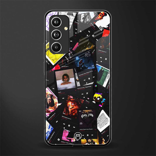 spotify and chill vibes music back phone cover | glass case for samsung galaxy a54 5g