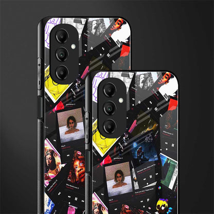 spotify and chill vibes music back phone cover | glass case for samsung galaxy a14 5g
