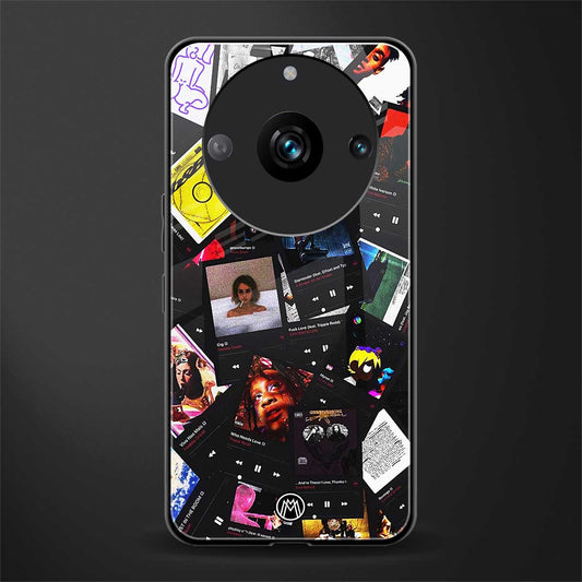 spotify and chill vibes music back phone cover | glass case for realme 11 pro 5g