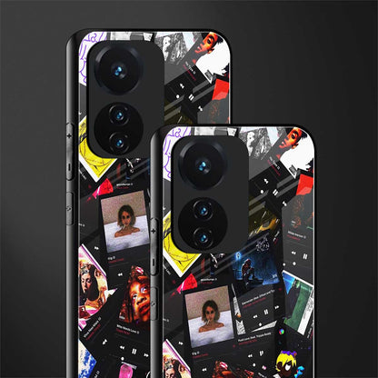 spotify and chill vibes music back phone cover | glass case for vivo t1 44w 4g