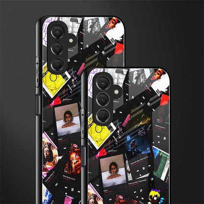 spotify and chill vibes music back phone cover | glass case for samsun galaxy a24 4g