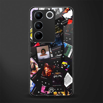spotify and chill vibes music back phone cover | glass case for vivo v27 pro 5g
