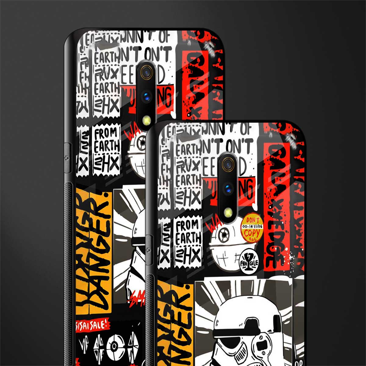 star wars collage glass case for oppo k3 image-2